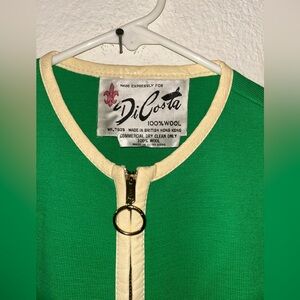 Vibrant Green Wool Jacket